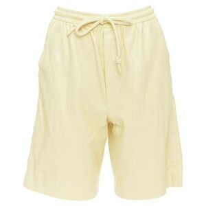 Nanushka Munira Vegan Leather Shorts Hay | NWT | Size M